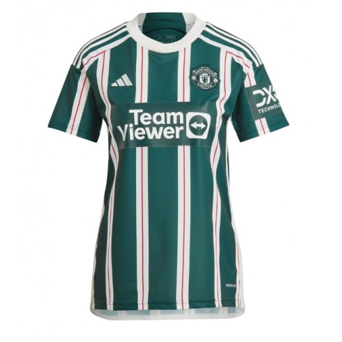 Maillot de foot Manchester United Antony #21 Extérieur Femmes 2023-24 Manches Courte